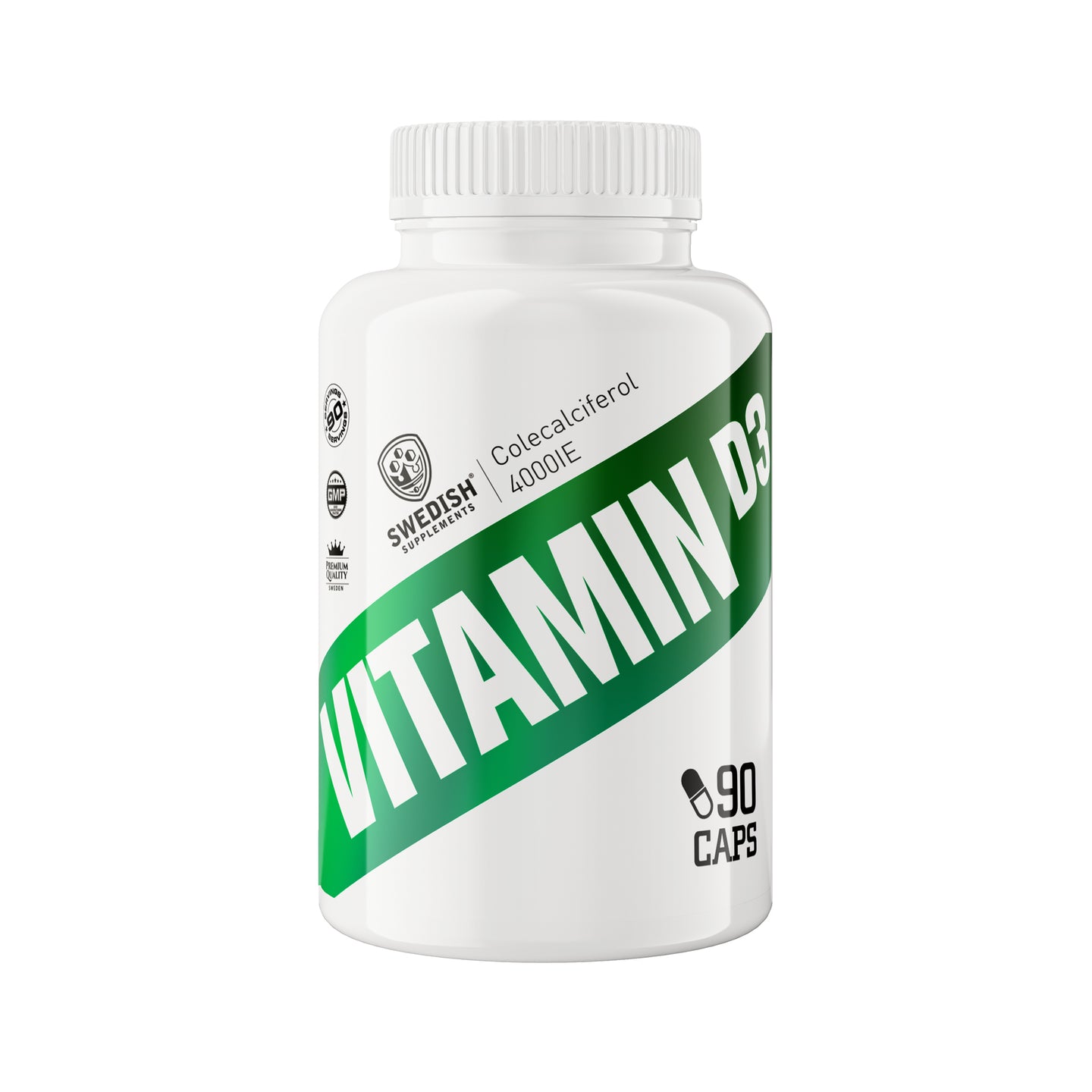 Swedish Supplement Vitamin D3 - 90 Caps