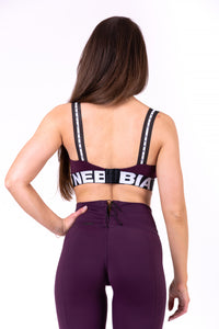 Nebbia Airy Sport Bra, burgundy