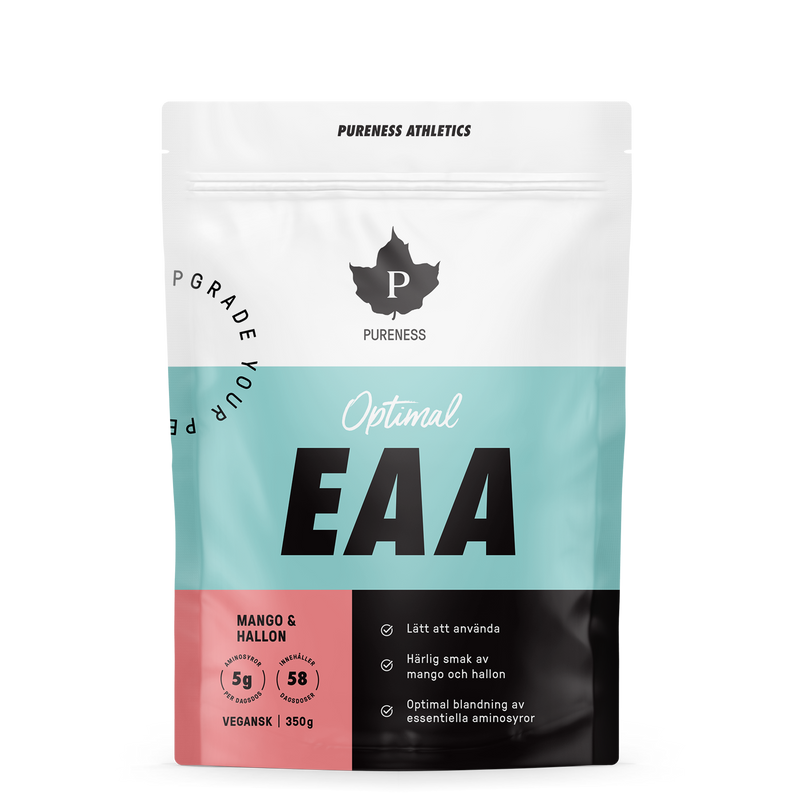 Pureness Athletics Optimal EAA-pulver Mango & Hallon - 350 g