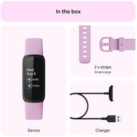 Fitbit Inspire 3, Black/Lilac Bliss