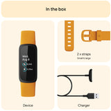 Fitbit Inspire 3, Black/Morning Glow