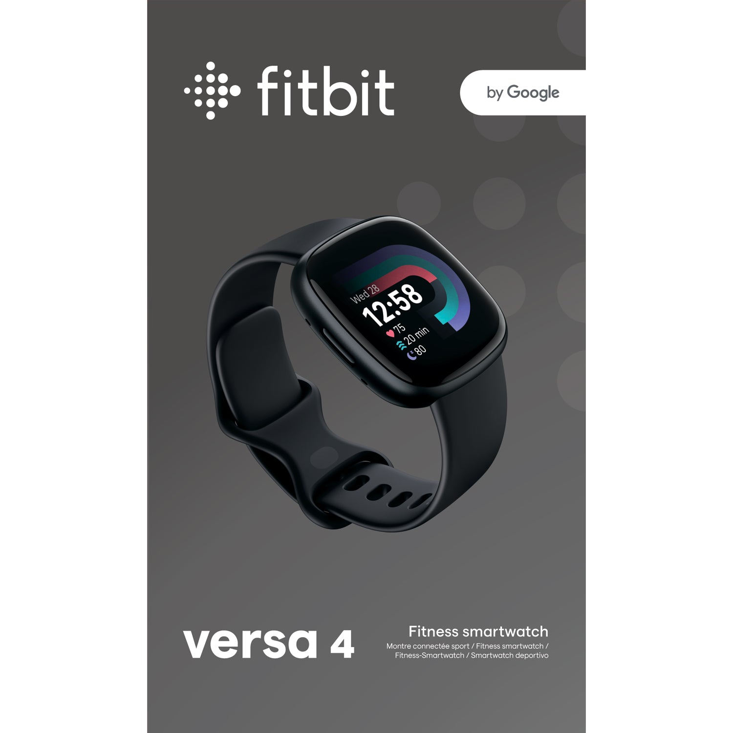 Fitbit Versa 4, Black/Graphite