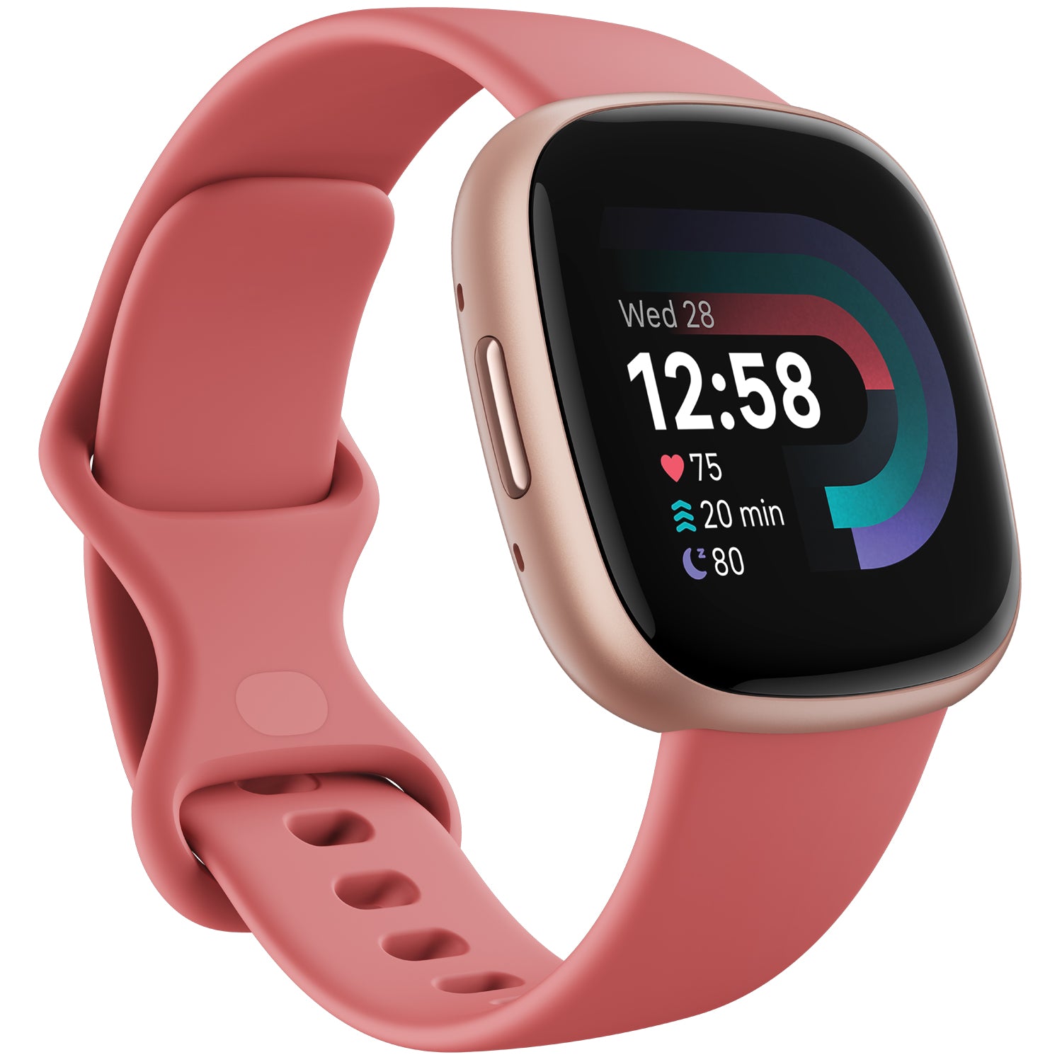 Fitbit Versa 4, Pink Sand/Copper Rose