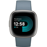 Fitbit Versa 4, Waterfall Blue/Platinum