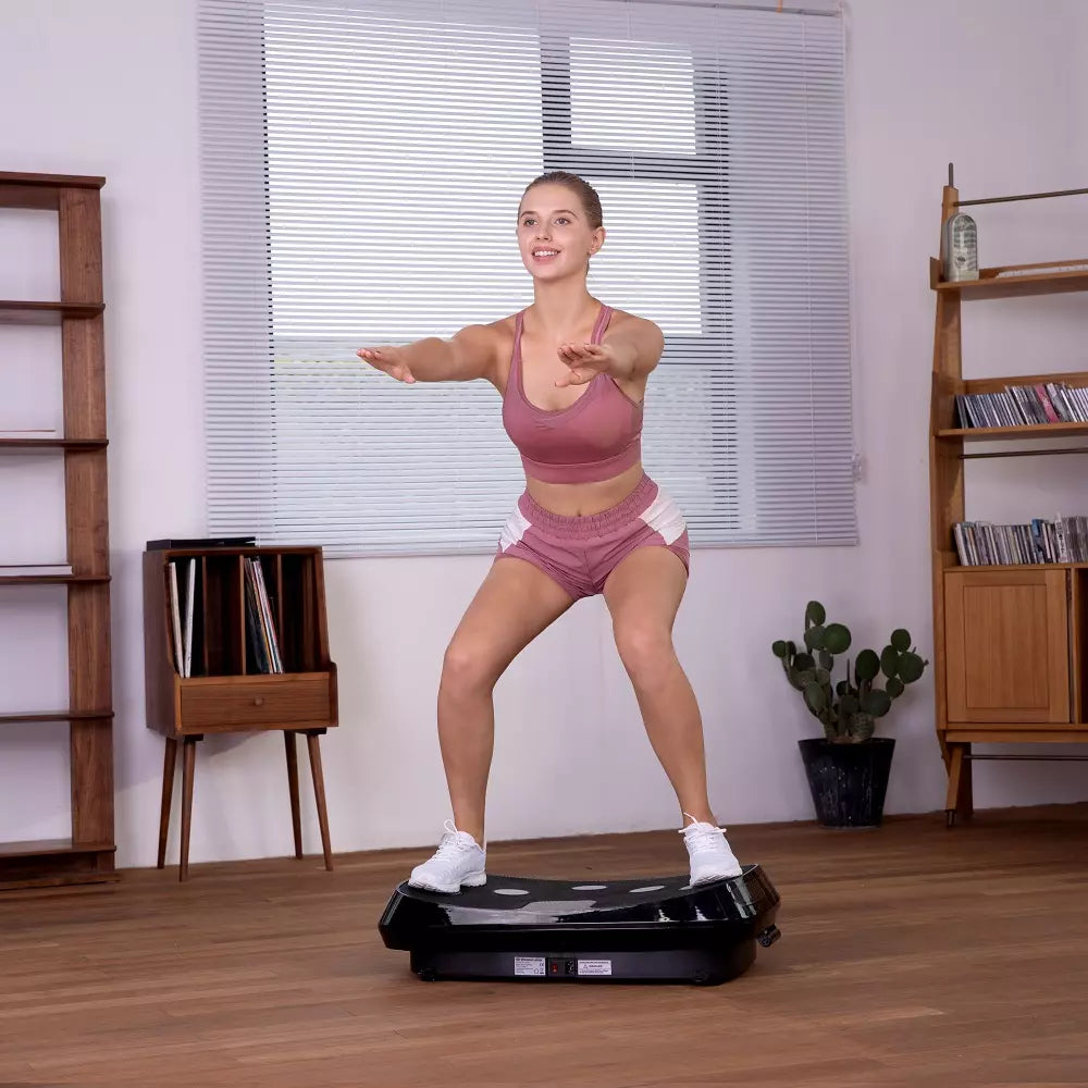 FitnessPlate 4D – Vibrationsplatta för lymfsystem, förbränning & smärtlindring