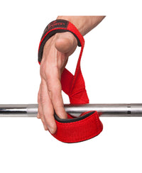 C.P Sports Figure 8 Straps - Lifting Loops, red