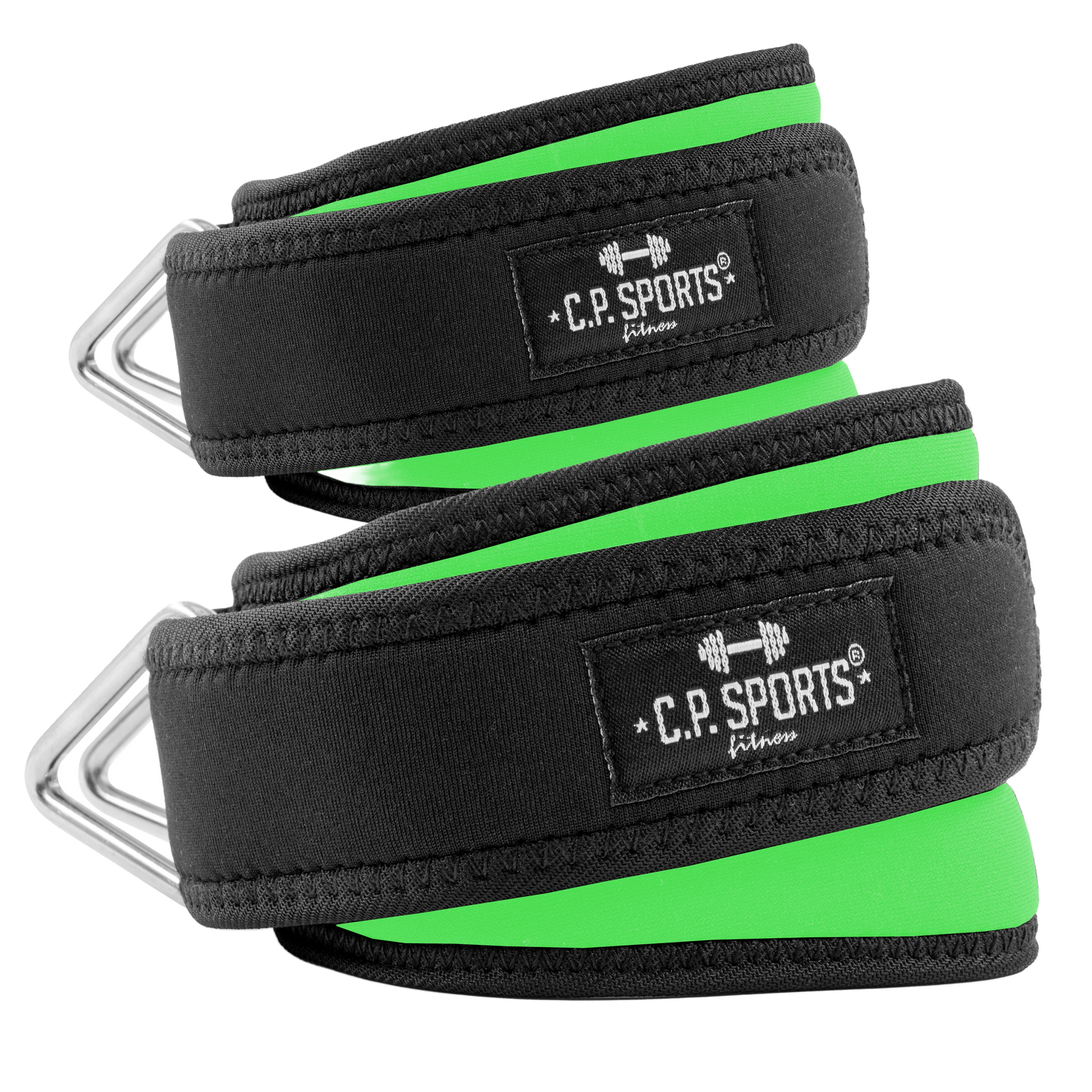 C.P. Sports Wrist & Ankle Strap Premium (par), neon green