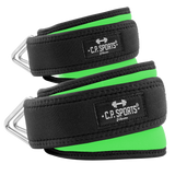 C.P. Sports Wrist & Ankle Strap Premium (par), neon green