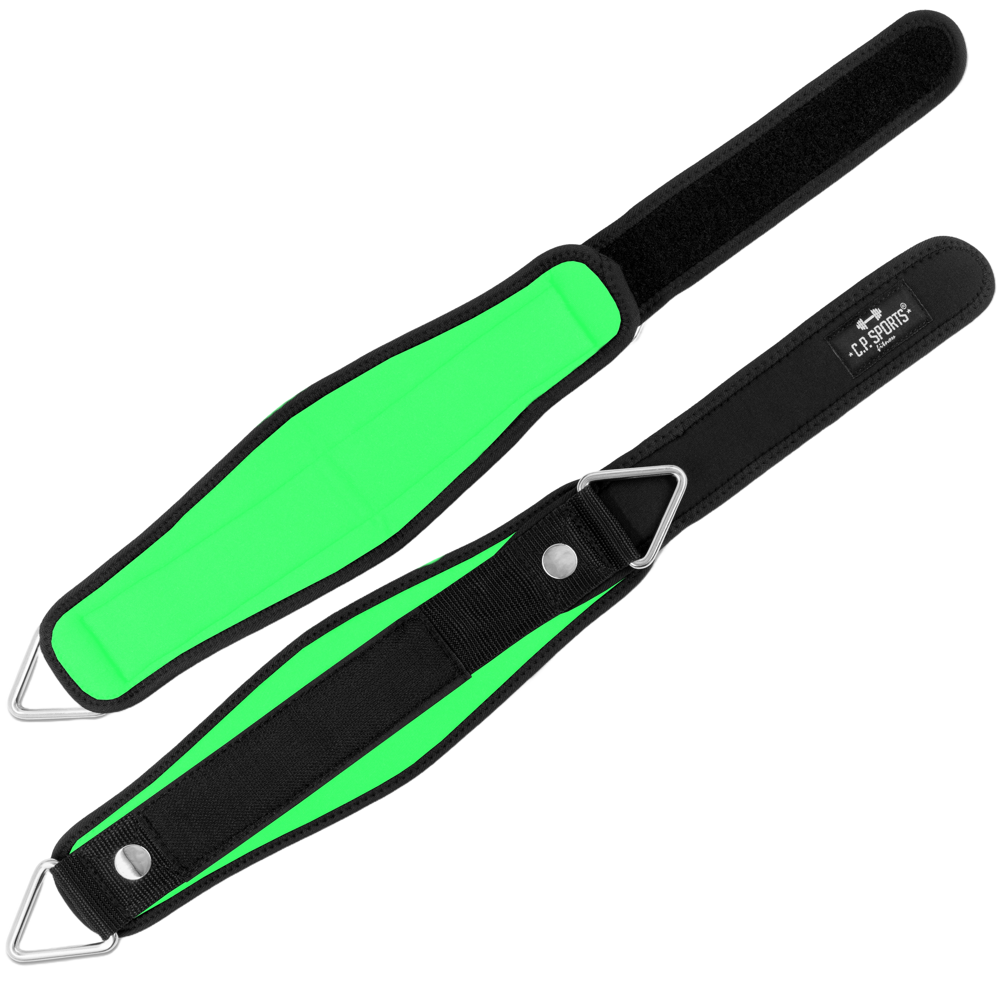 C.P. Sports Wrist & Ankle Strap Premium (par), neon green