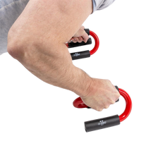 C.P. Sports Push Up Bars Premium (par), black/red
