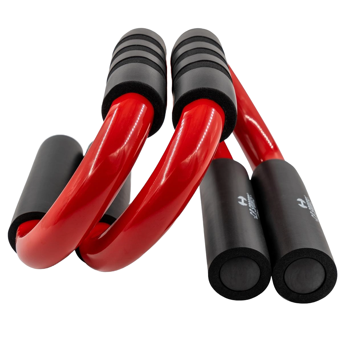 C.P. Sports Push Up Bars Premium (par), black/red