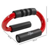 C.P. Sports Push Up Bars Premium (par), black/red