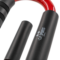 C.P. Sports Push Up Bars Premium (par), black/red