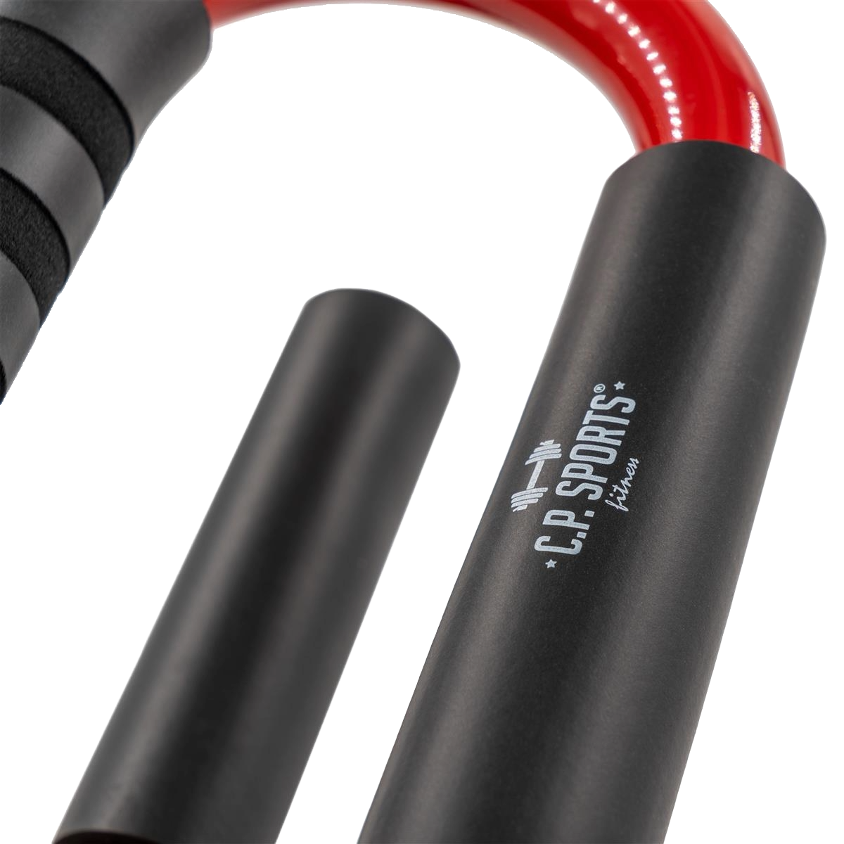 C.P. Sports Push Up Bars Premium (par), black/red