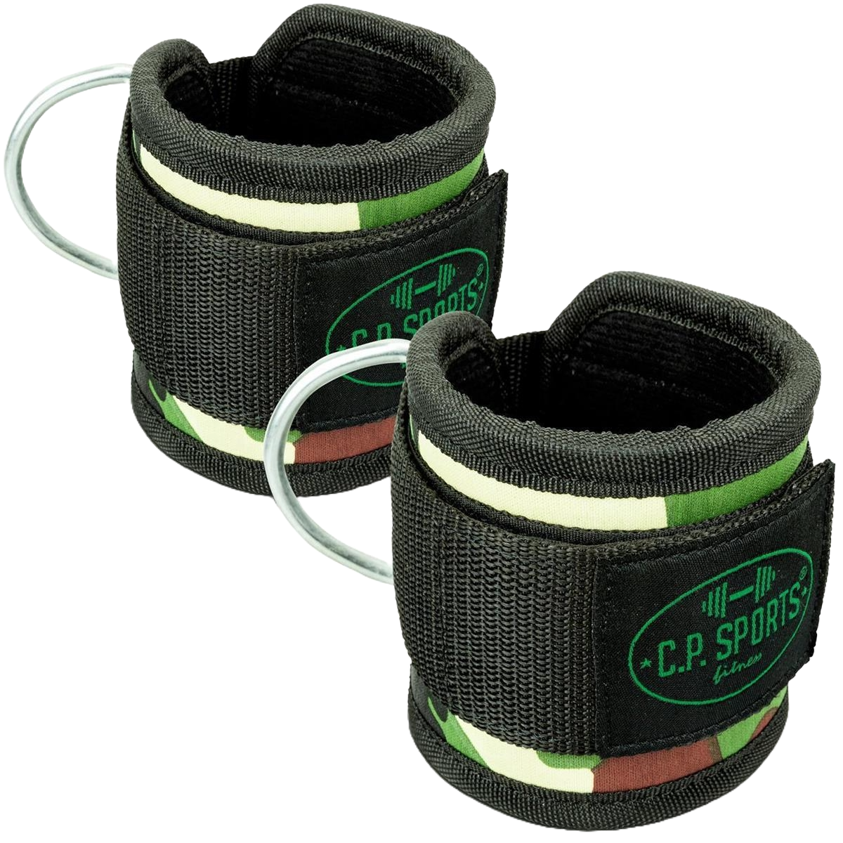 C.P. Sports Ankle Straps Premium (par), green camo