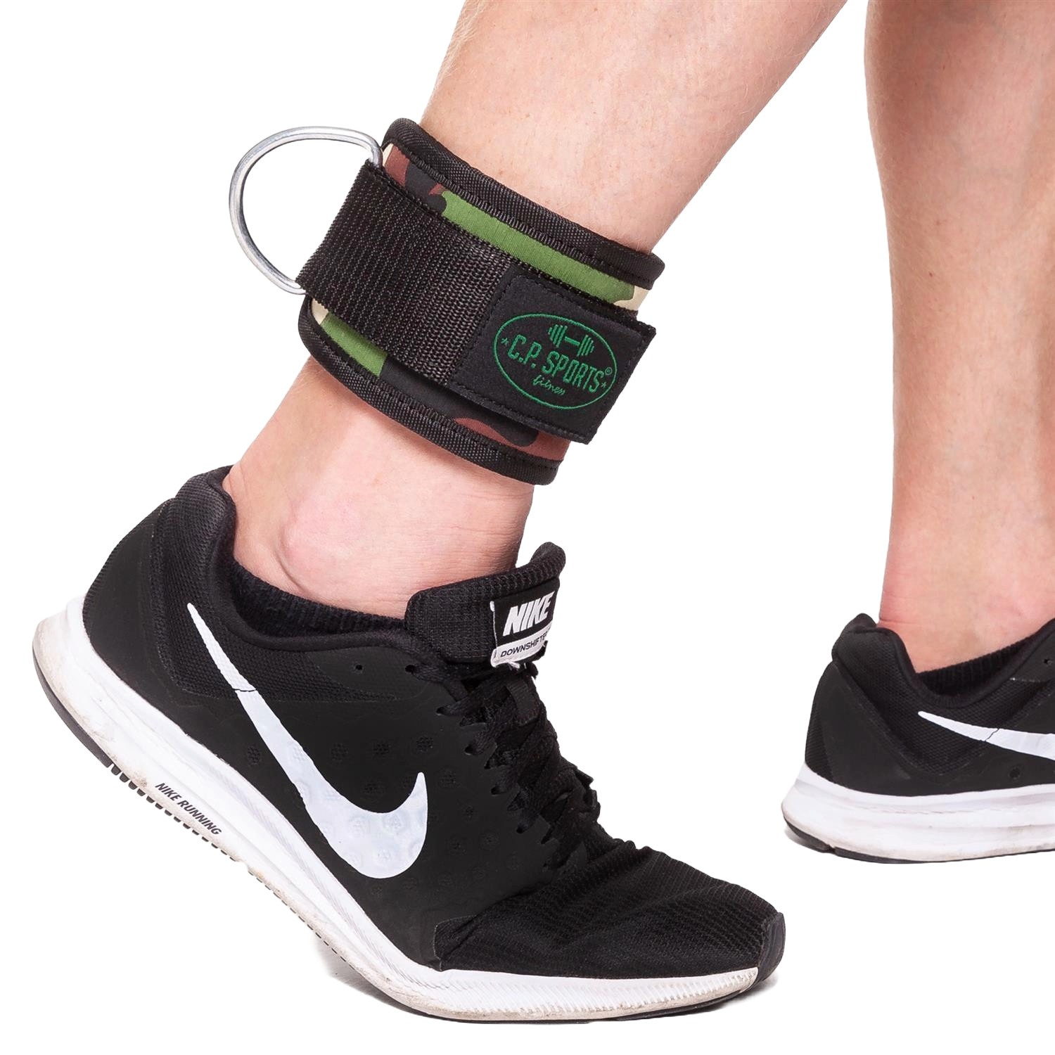 C.P. Sports Ankle Straps Premium (par), green camo