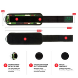 C.P. Sports Ankle Straps Premium (par), green camo