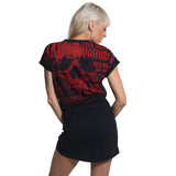 Yakuza Dark Skull T-Shirt Dress, parisian night
