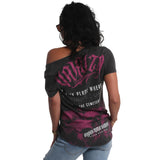 Yakuza Equality Dye V Neck T-Shirt, black