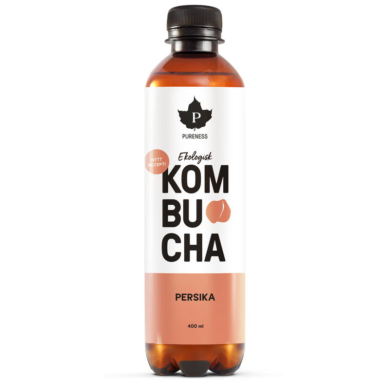 Pureness Ekologisk Kombucha Persika - 400 ml