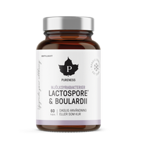 Pureness Mjölksyrabakterier Lactospore + Boulardii - 60 kapslar