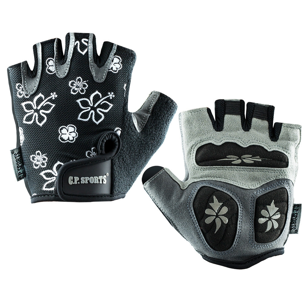C.P Sports Lady Fitness Glove, black/grey