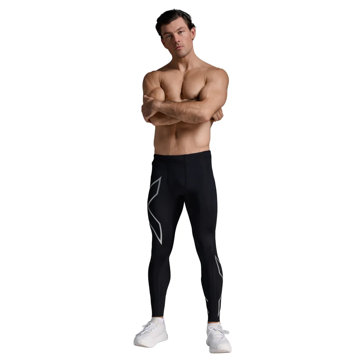 2XU CORE COMPRESSION TIGHTS Black/Silver