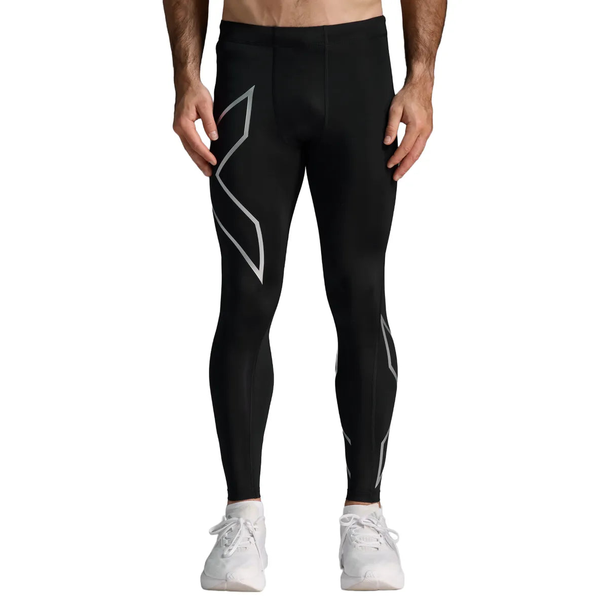 2XU CORE COMPRESSION TIGHTS Black/Silver