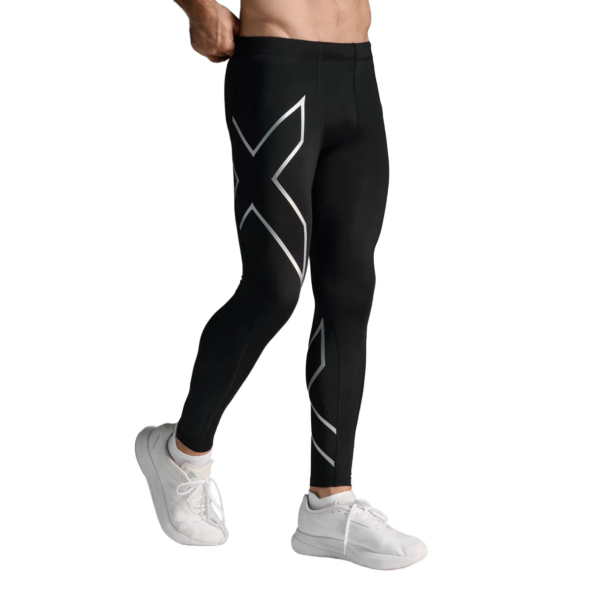 2XU CORE COMPRESSION TIGHTS Black/Silver