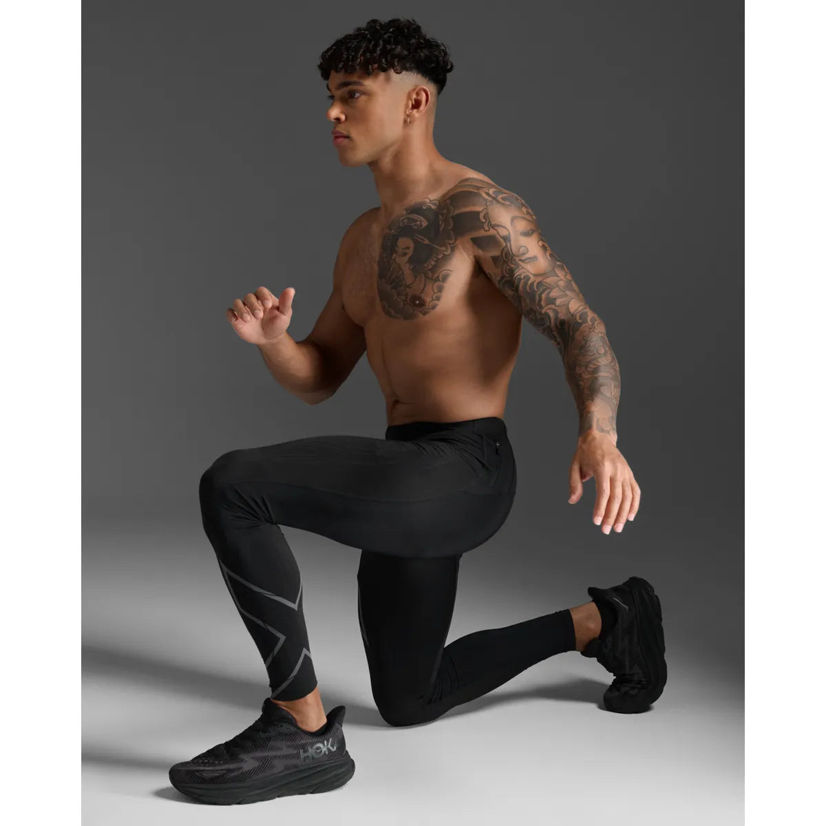 2XU LIGHT SPEED COMPRESSION TIGHTS Black/ Black Reflective