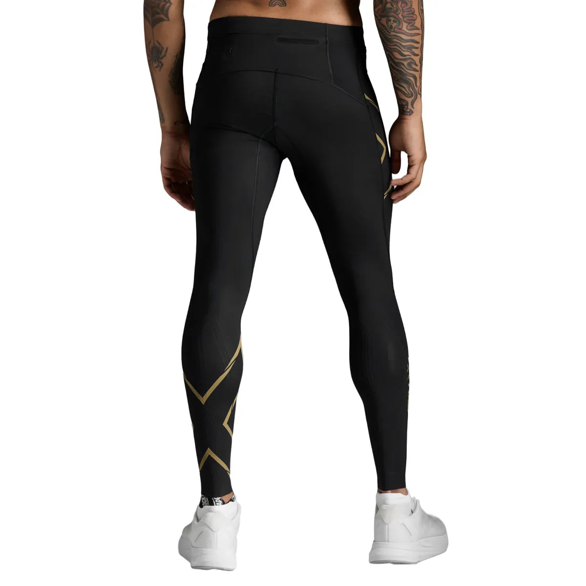 2XU LIGHT SPEED COMPRESSION TIGHTS Black/Gold Reflective