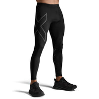 2XU IGNITION SHIELD COMPRESSION TIGHTS Black/ Black Reflective