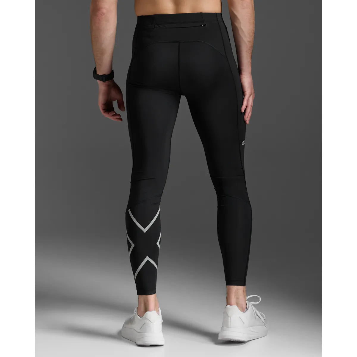 2XU AERO COMPRESSION TIGHTS Black/Silver Reflective