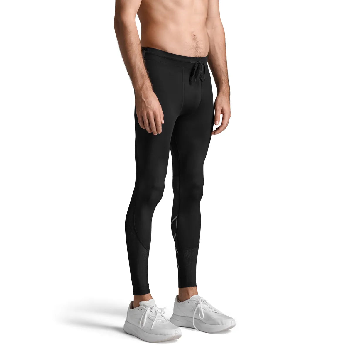 2XU AERO MESH COMPRESSION TIGHTS Black/Silver Reflective