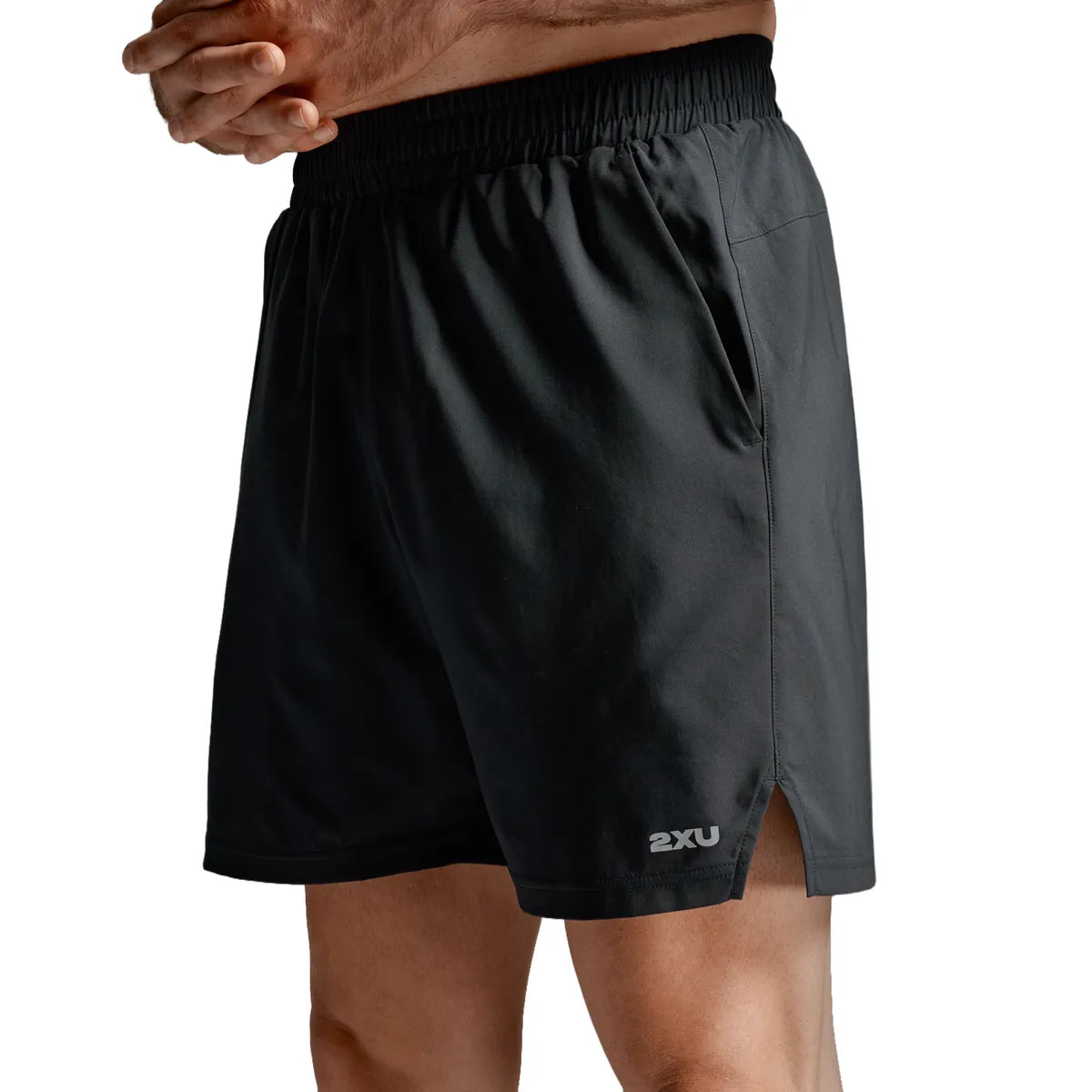 2XU AERO 7 INCH SHORTS Black/Silver Reflective