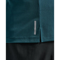 2XU AERO MESH TEE Dark Moss/Silver Reflective