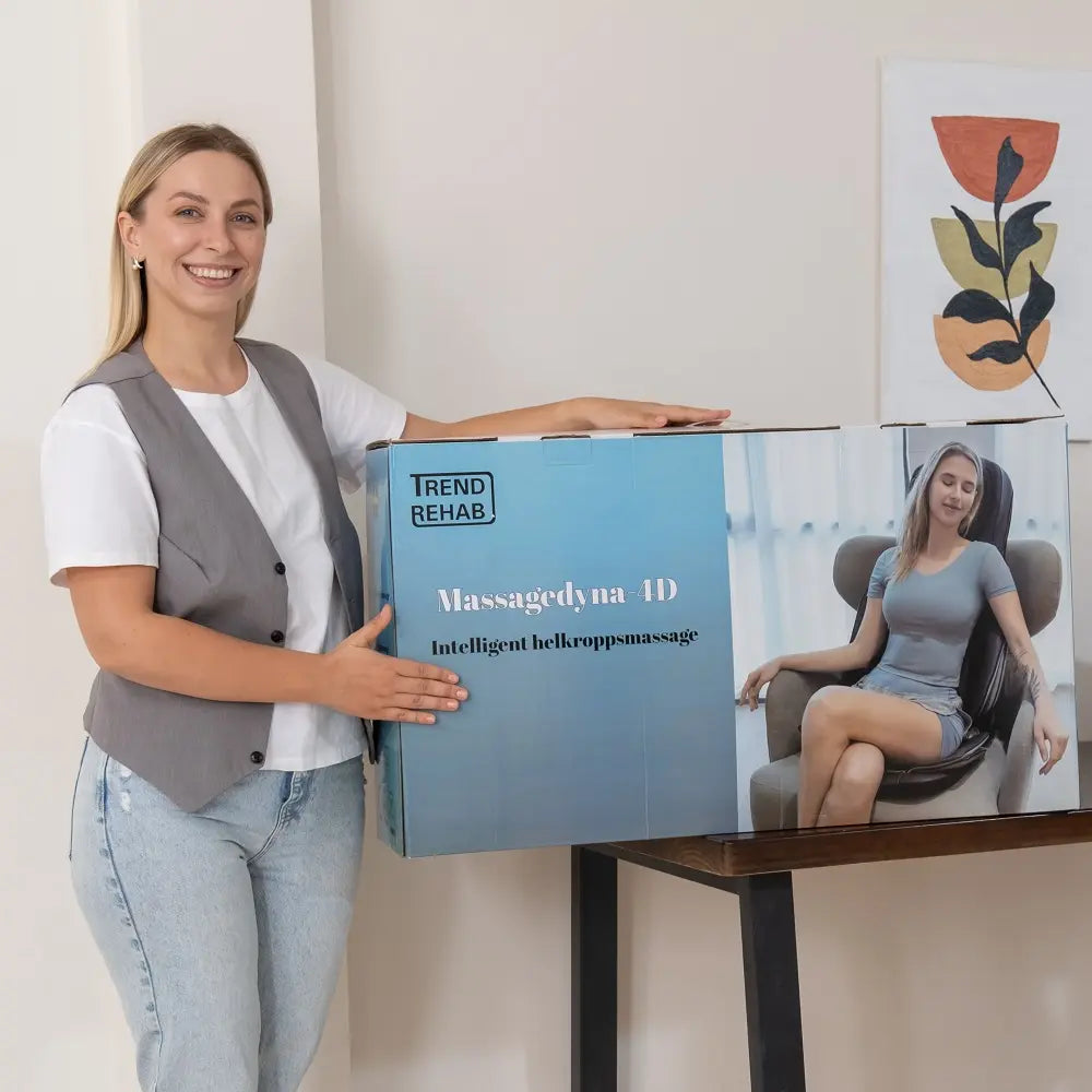 Trendrehab Massagedyna 4D – intelligent helkroppsmassage med värme