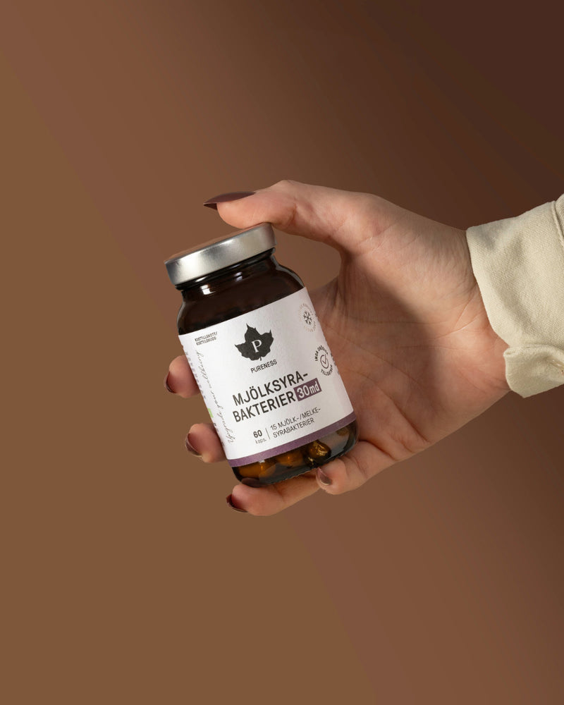 Pureness Mjölksyrabakterier 30 md - 60 kapslar