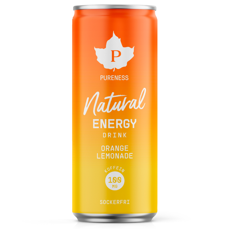 Pureness Natural Energy Drink - Orange Lemonade 330 ml