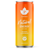 Pureness Natural Energy Drink - Orange Lemonade 330 ml