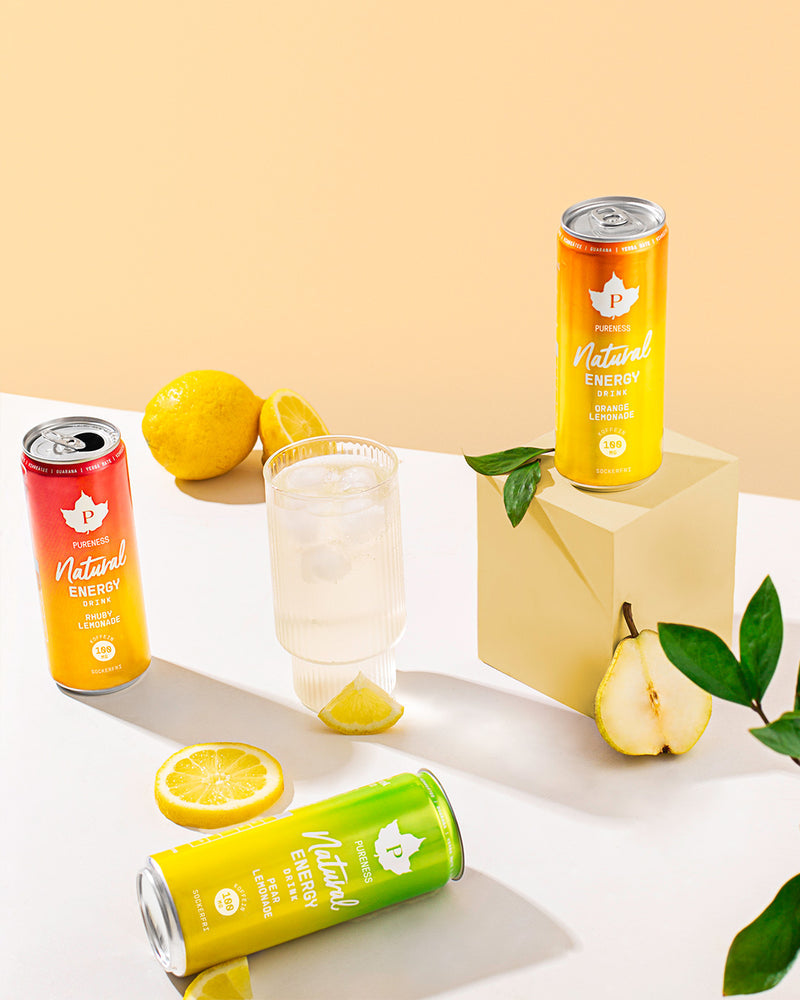 Pureness Natural Energy Drink - Orange Lemonade 330 ml