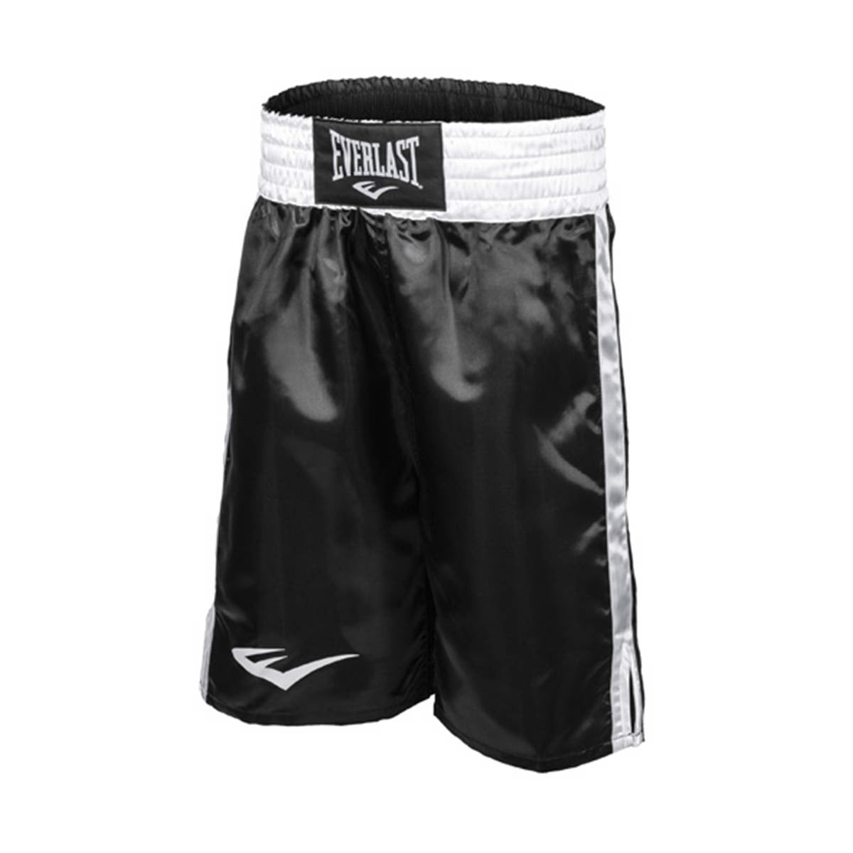 Everlast Boxing Trunks, 23 In. Black/White