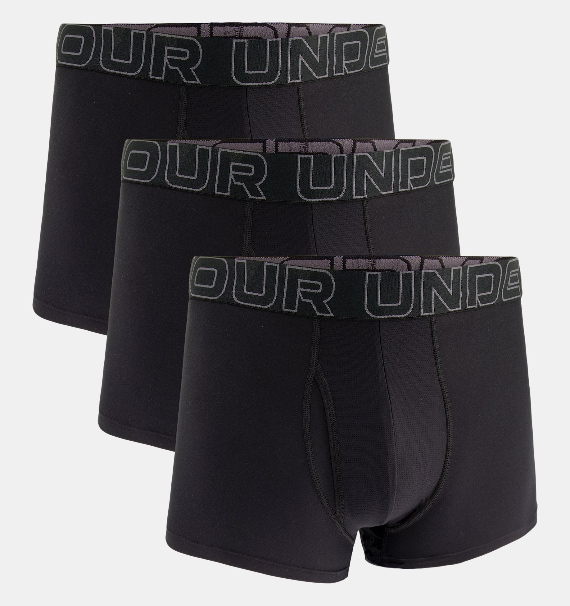 Under Armour Men's UA Performance Tech™ 3" 3-pack Boxerjock®