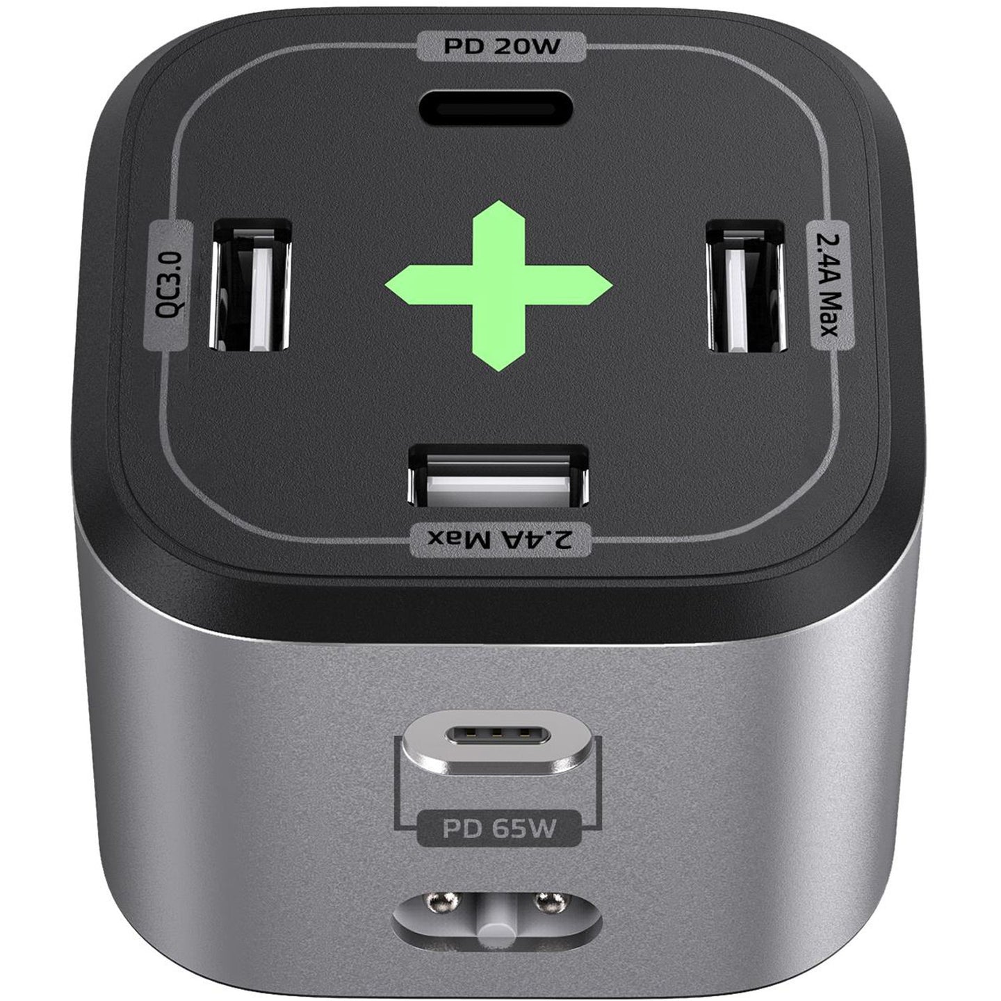 Celly Power Station 65W 3xUSB-A 2xUSB-C PD