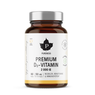 Pureness Premium D3-vitamin 2000 IE - 60 kapslar