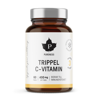 Pureness Trippel C-vitamin - 60 kapslar