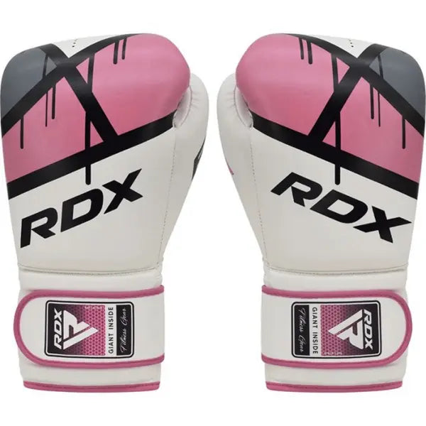 RDX F7 Boxningshandskar Rosa / Vit