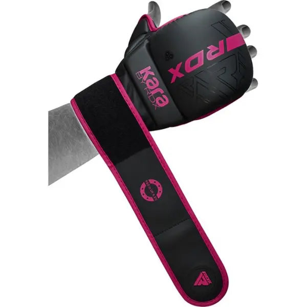 RDX F6 MMA & GRAPPLINGHANDSKAR - Svart / Rosa