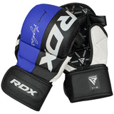 RDX T6 MMA & GRAPPLINGHANDSKAR - Blå