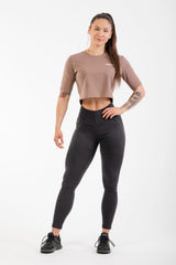 Nebbia High Waist Bubble Butt Lifting Pants, black